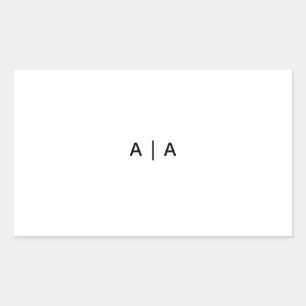 Autocollants rectangulaires personnalisés, Format