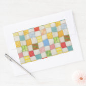 Autocollants rectangulaires pour patchwork fou (Enveloppe)