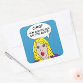 Autocollants RETRO COMICS (Enveloppe)