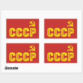Autocollants rétro et Vintages CCCP (Feuille)