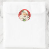 Autocollants Retro Santa Claus (Sac)