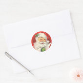 Autocollants Retro Santa Claus (Enveloppe)