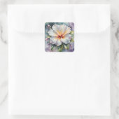 autocollants rêve d'hibiscus blanc (Sac)
