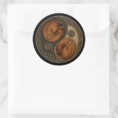 Autocollants Rhodesian Ridgeback Yin‑Yang Celtique (Sac)