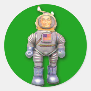 Autocollants robots pour astronautes américains (f