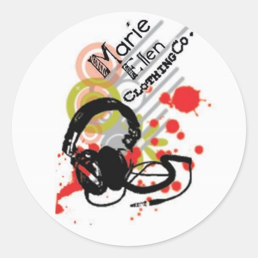 Autocollants ronds (Devant)