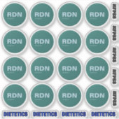 Autocollants ronds certifiés RDN 16 (Devant)