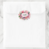 Autocollants ronds classiques (Sac)