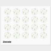 Autocollants Ronds Classiques (Feuille)