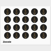 AUTOCOLLANTS RONDS CLASSIQUES (Feuille)