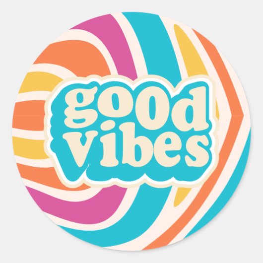 Autocollants Ronds Classiques (Devant)