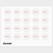 Autocollants Ronds Classiques (Feuille)