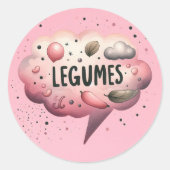 Autocollants ronds classiques (Devant)