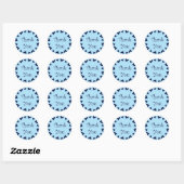Autocollants Ronds Classiques (Feuille)