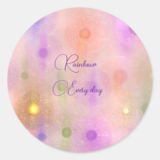 Autocollants ronds classiques (Devant)