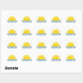 AUTOCOLLANTS RONDS CLASSIQUES (Feuille)