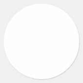 Autocollants ronds classiques | Personnalisé. Bril (Devant)