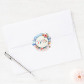 Autocollants ronds classiques (Thon) (Enveloppe)