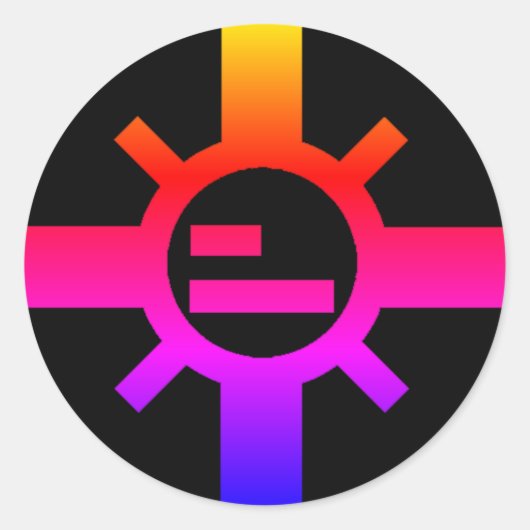 Autocollants ronds crépusculaires de Sparko Sun (Devant)