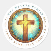 Autocollants Ronds Croix (Devant)