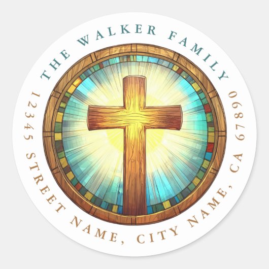 Autocollants Ronds Croix (Devant)