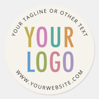 Autocollants Ronds de 3 Pouces sur Mesure Logo d'E