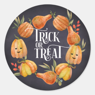 Autocollants ronds de chauve-souris pour Halloween