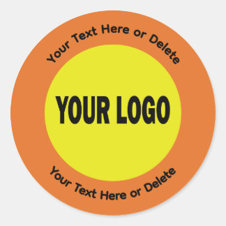 Autocollants Ronds de Logo Personnalisé pour Entre