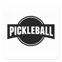 Autocollants ronds de pickleball