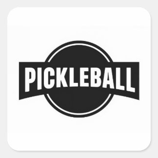 Autocollants ronds de pickleball