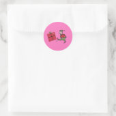 Autocollants ronds Elf en colère (Sac)