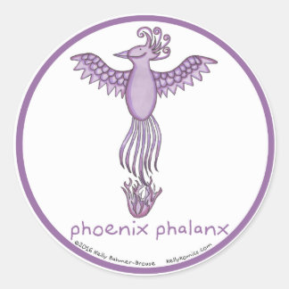 Autocollants ronds Phoenix Phalanx