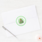 Autocollants Ronds pour Biscuits de Noël (Enveloppe)