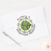 Autocollants ronds pour des cas d'arc (Enveloppe)