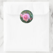 Autocollants Ronds Rose (Sac)