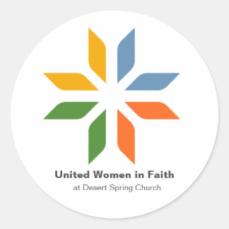 Autocollants ronds United Women in Faith
