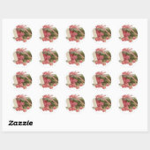 Autocollants rose Mariage Enveloppe (Feuille)