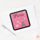 Autocollants Rose Paris (Enveloppe)
