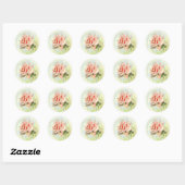 Autocollants Rose Rose (Feuille)
