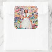 Autocollants roses de la première communion cathol (Sac)