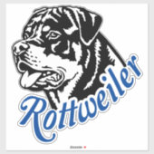 Autocollants Rottweiler (Feuille)