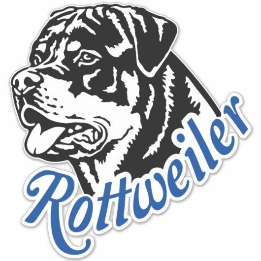 Autocollants Rottweiler (Devant)