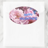 Autocollants Saint-Valentin Fleurs Roses Printemps (Sac)