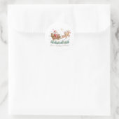 Autocollants Santa vintage (Sac)