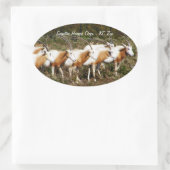 Autocollants Scimitar Horned Oryxes (Sac)