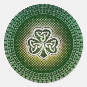 Autocollants shamrock celtique irlandais