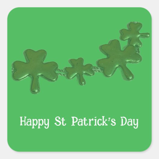 Autocollants Shamrock St Patrick (Devant)