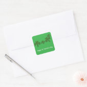 Autocollants Shamrock St Patrick (Enveloppe)