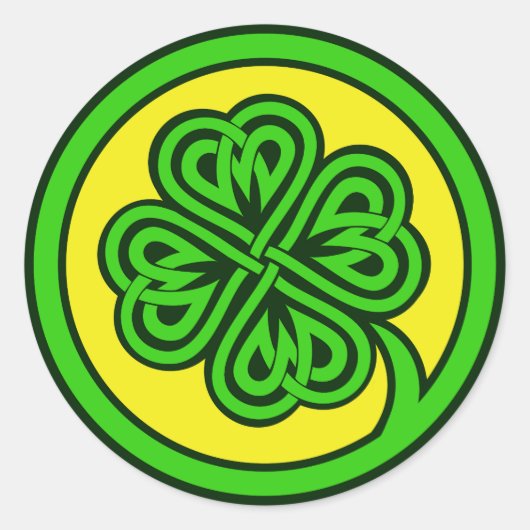 Autocollants Shamrocks tribaux (Devant)