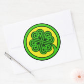 Autocollants Shamrocks tribaux (Enveloppe)